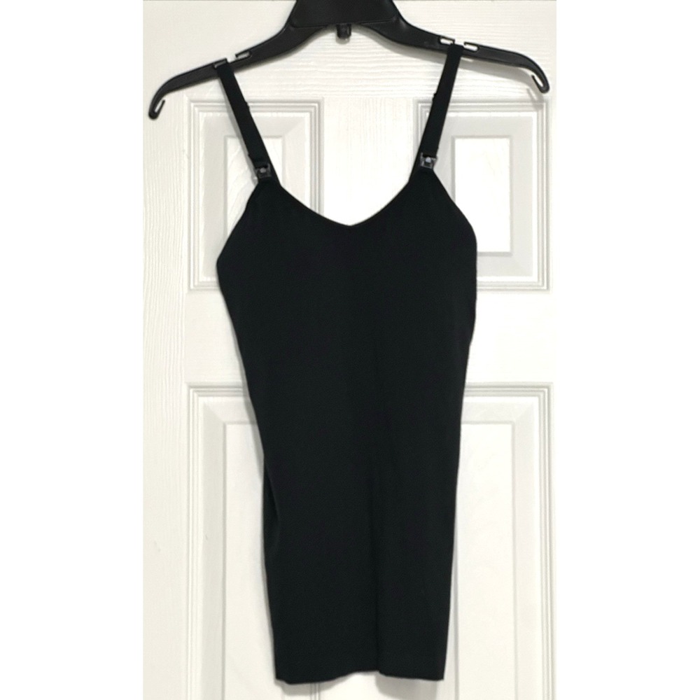 Auden Women's Black Tank Camisole Built in Bar‎ Size (M)